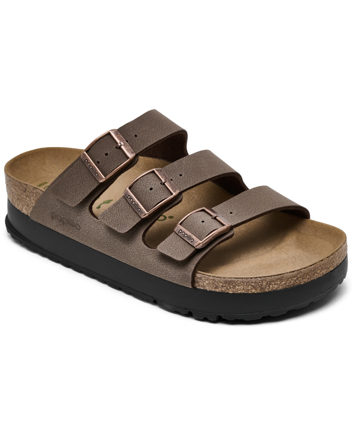 Birkenstock Women's Florida Flex Birko-Flor Platform Sandals from Finish Line - Mocha | Macy's