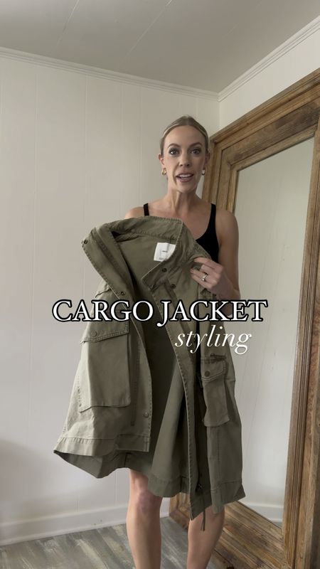 Cargo jacket outfits, utility jacket outfits, summer styling tips, summer outfits 

#LTKVideo #LTKStyleTip #LTKFindsUnder100