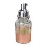 nu steel Copper Glass Refillable Foaming Hand Soap Dispenser Pump Bottle for Bathroom Vanities or Ki | Amazon (US)