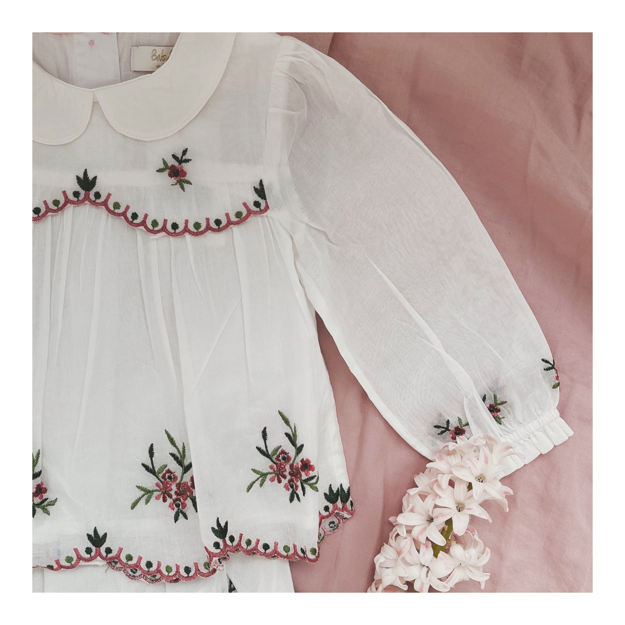 One of my favourites from my Mini Boden Spring Edit Collection - embroidered scallop detail baby blouse & bloomers. ❤️

#LTKbaby #LTKkids #LTKfamily