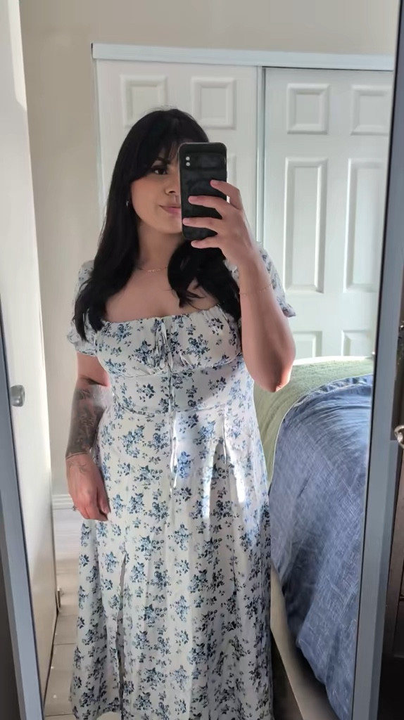 Baby shower guest dress 
Wearing a size large 

#LTKMidsize #LTKootd #LTKBeauty