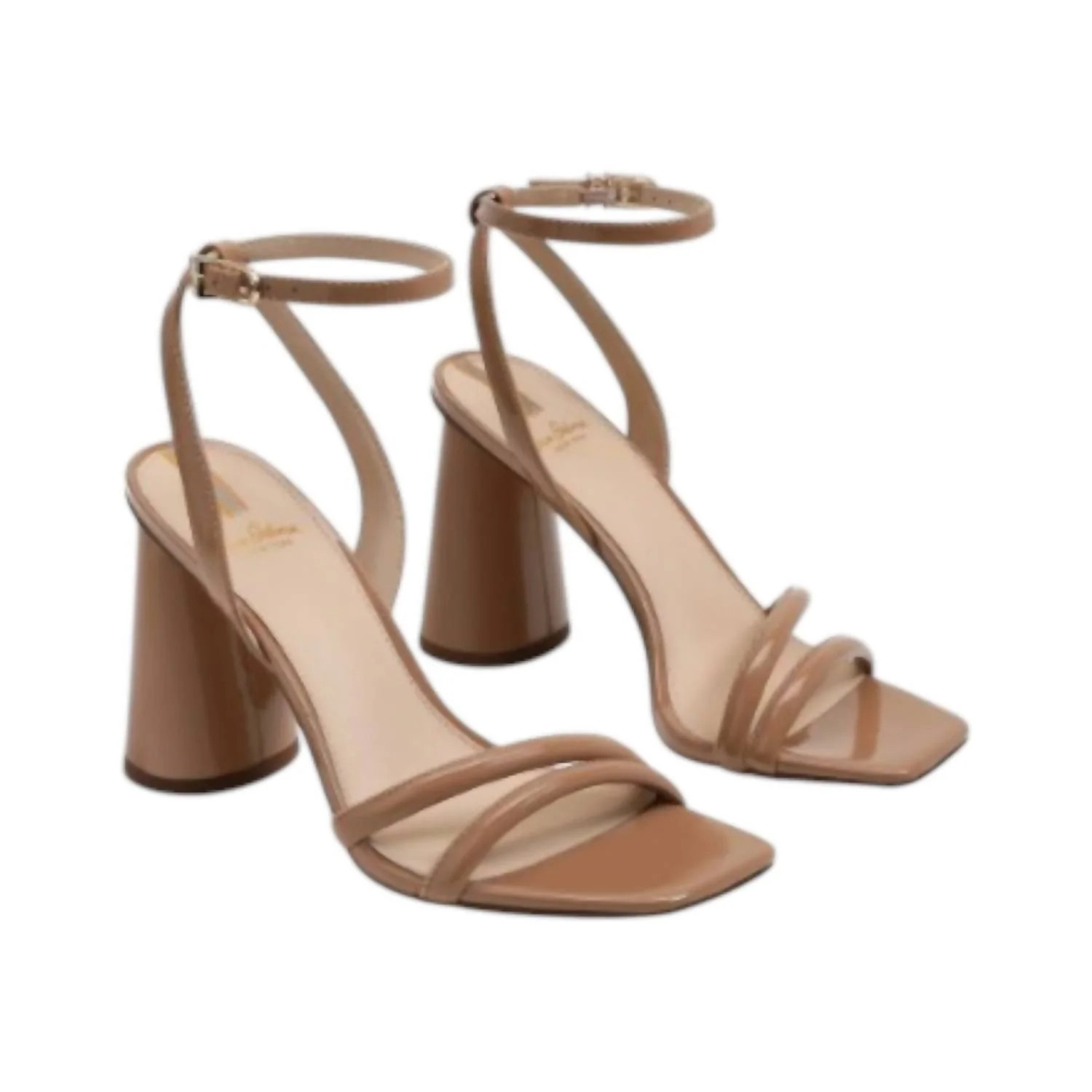 Women's Kia Block Heel Sandal In Rosa Blush Patent | Shop Simon