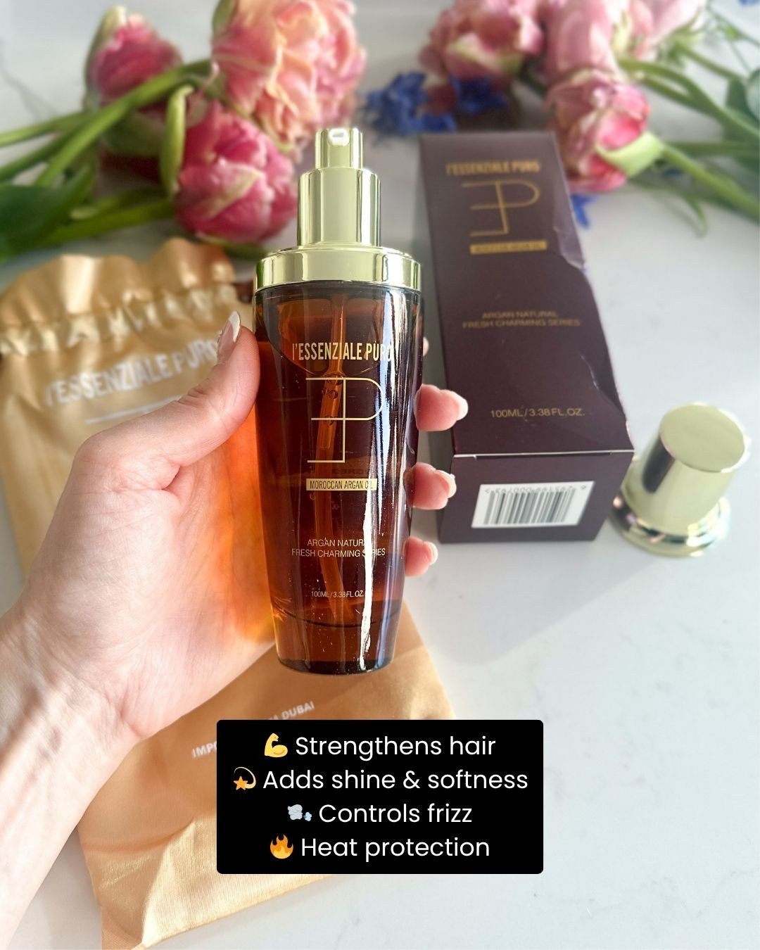 They don’t call it liquid gold for nothing ✨💛. L'Essenziale Puro Moroccan Argan Oil deeply hydrates 💧, repairs hair 💇‍♀️, and smooths skin 🌸 for a radiant glow. 🌿 Pure, powerful, and oh-so-essential for your beauty routine! 💕

#MoroccanArganOil #LiquidGold #NourishNaturally #GlowWithArgan #HairAndSkinCare #LTKFinds #BeautyLovers #HealthyShine #GlowGoals #HydrationBoost #SelfCareDaily #NaturalGlowUp #BeautyStaple #ArganMagic #EssentialGlow 

 