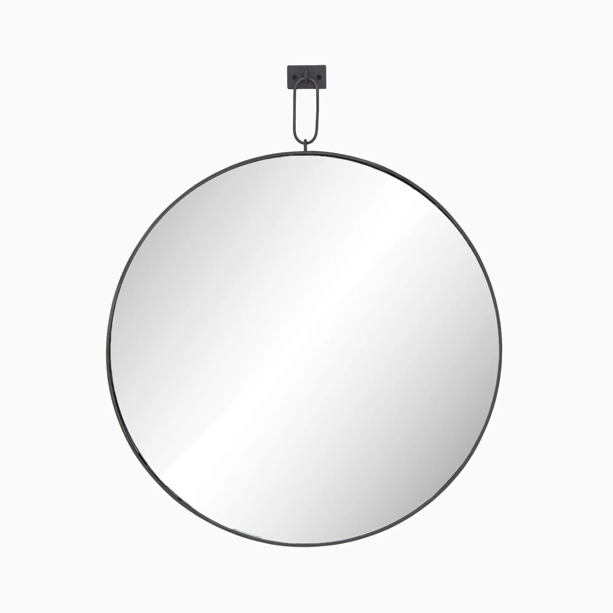 Fitz Mirror in Antiqued Iron | Edward Martin