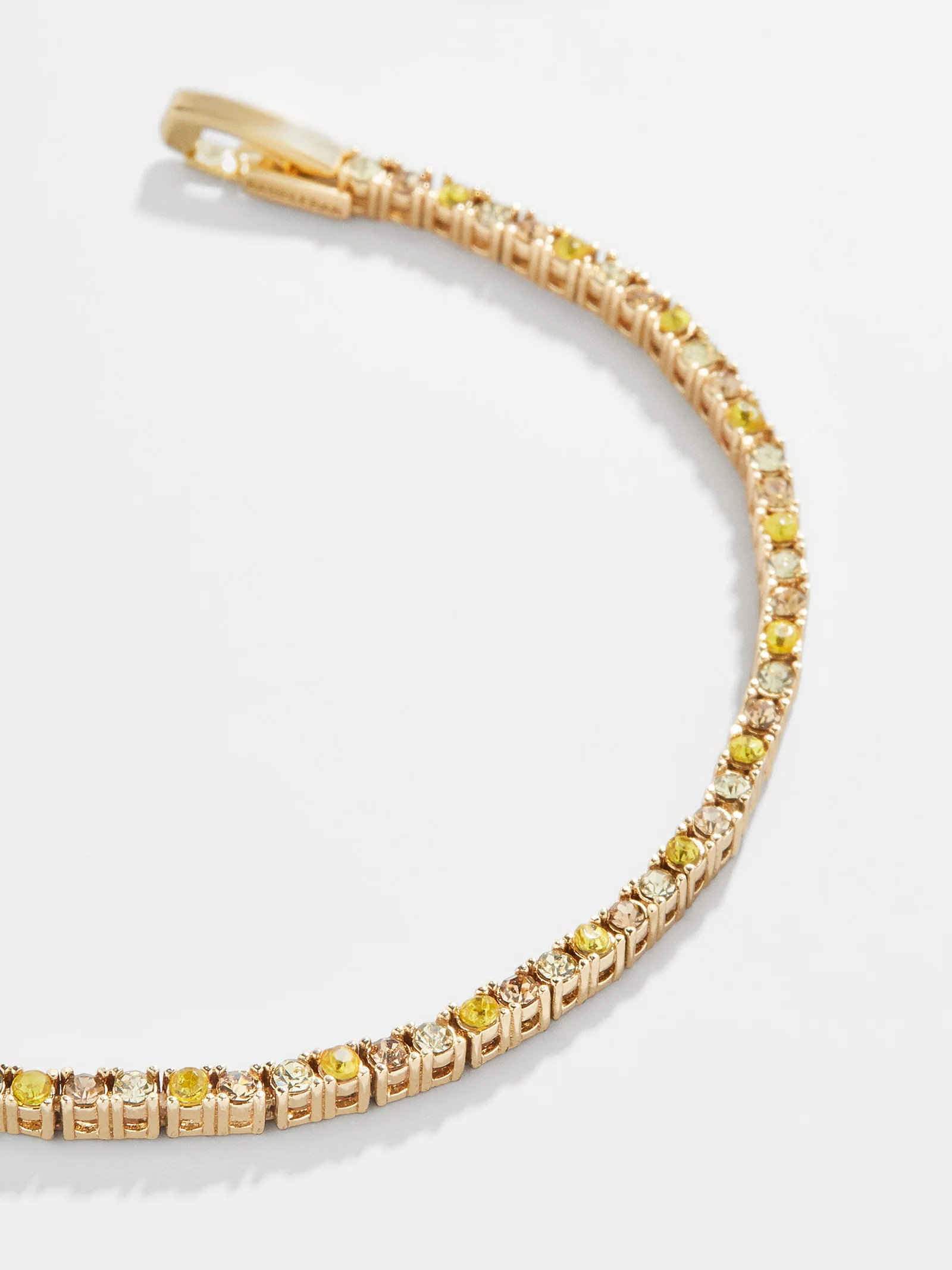Bennett Tennis Bracelet - Pink/Yellow | BaubleBar (US)