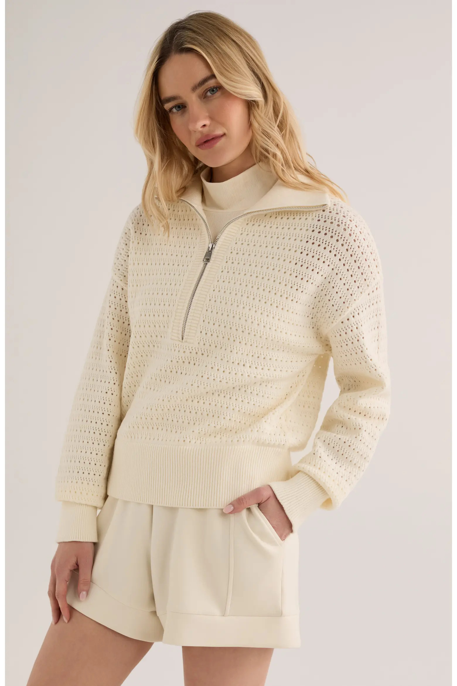 Darla Half Zip Sweater (Women) | Nordstrom | Nordstrom