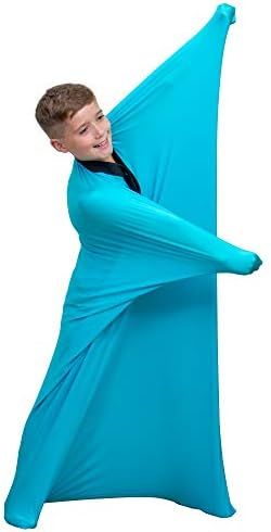 Special Supplies Blue Sensory Body Sock Full-Body Wrap to Relieve Stress, Stretchy, Breathable Co... | Amazon (US)