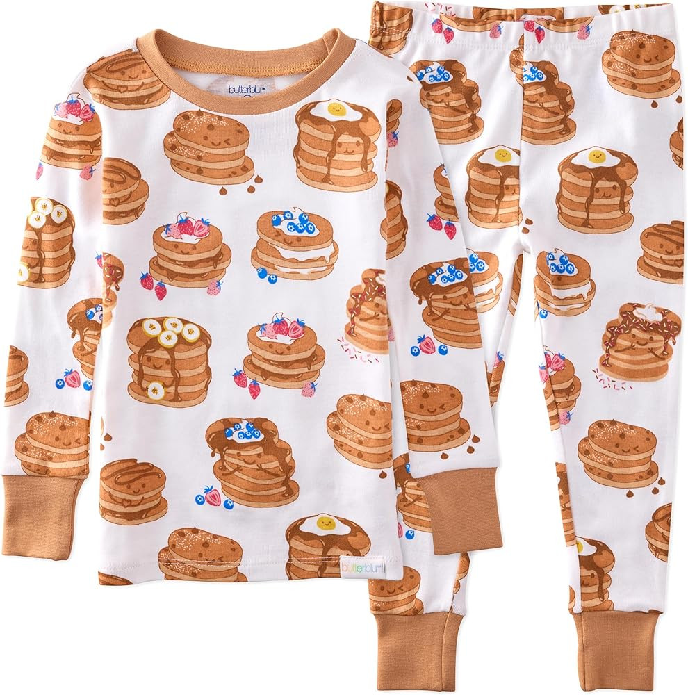 boys Zen Snug-fit 2-piece Pajamas 100% Organic Cotton Long Sleeve for Boys | Amazon (US)