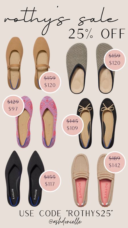 Rothy’s sale - Rothy’s on sale - 25% of Rothy’s - summer shoes - summer fashion - ballet flats on sale - trendy shoes - shoes on sale 


#LTKSeasonal #LTKShoeCrush #LTKSaleAlert