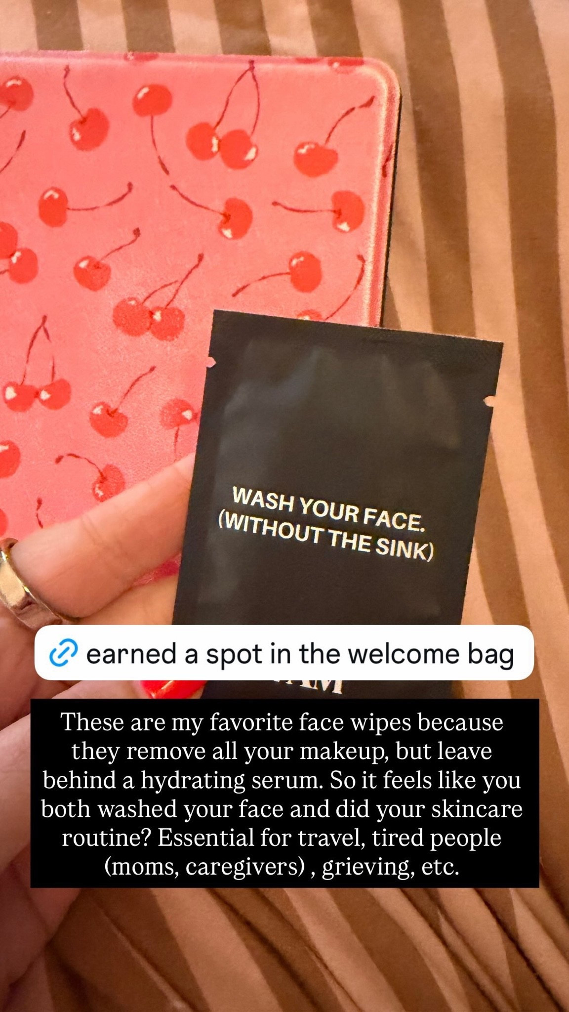 These were a must for Missy’s wedding/bachelorette welcome bags and are hands-down my favorite facial cleansing wipes. They really do leave your face feeling fresh and clean and also have a hydrating serum. Truly clutch to have on hand for travel, late-night events, hospital/caregiving settings, and really any situation where you need to wash your face but don’t have time or access to do your regular routine.

#LTKselfcare #LTKBeauty