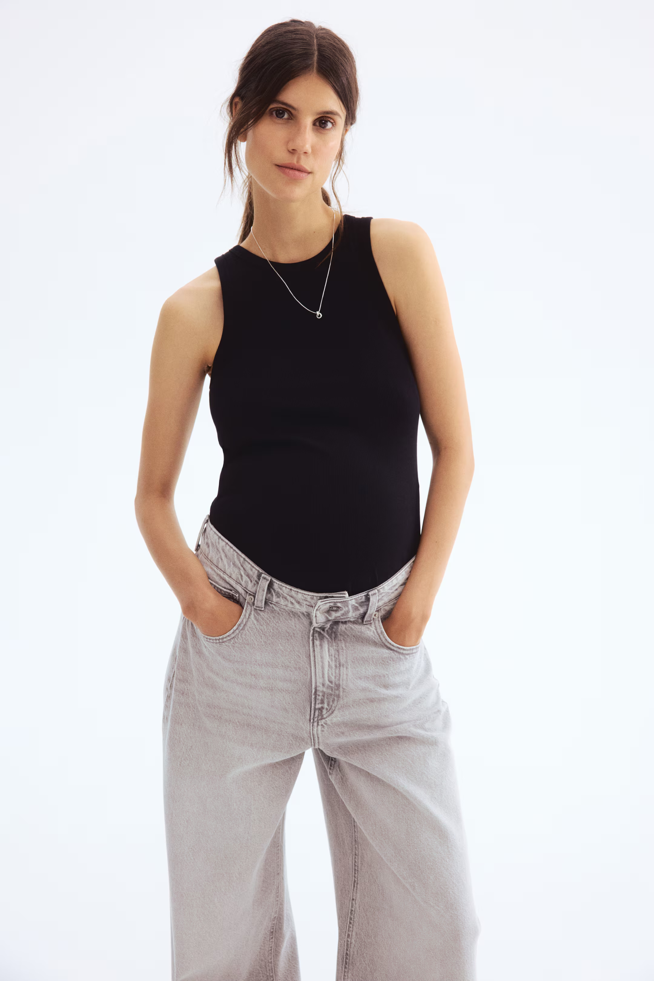 MAMA Ribbed Tank Top | H&M (US + CA)