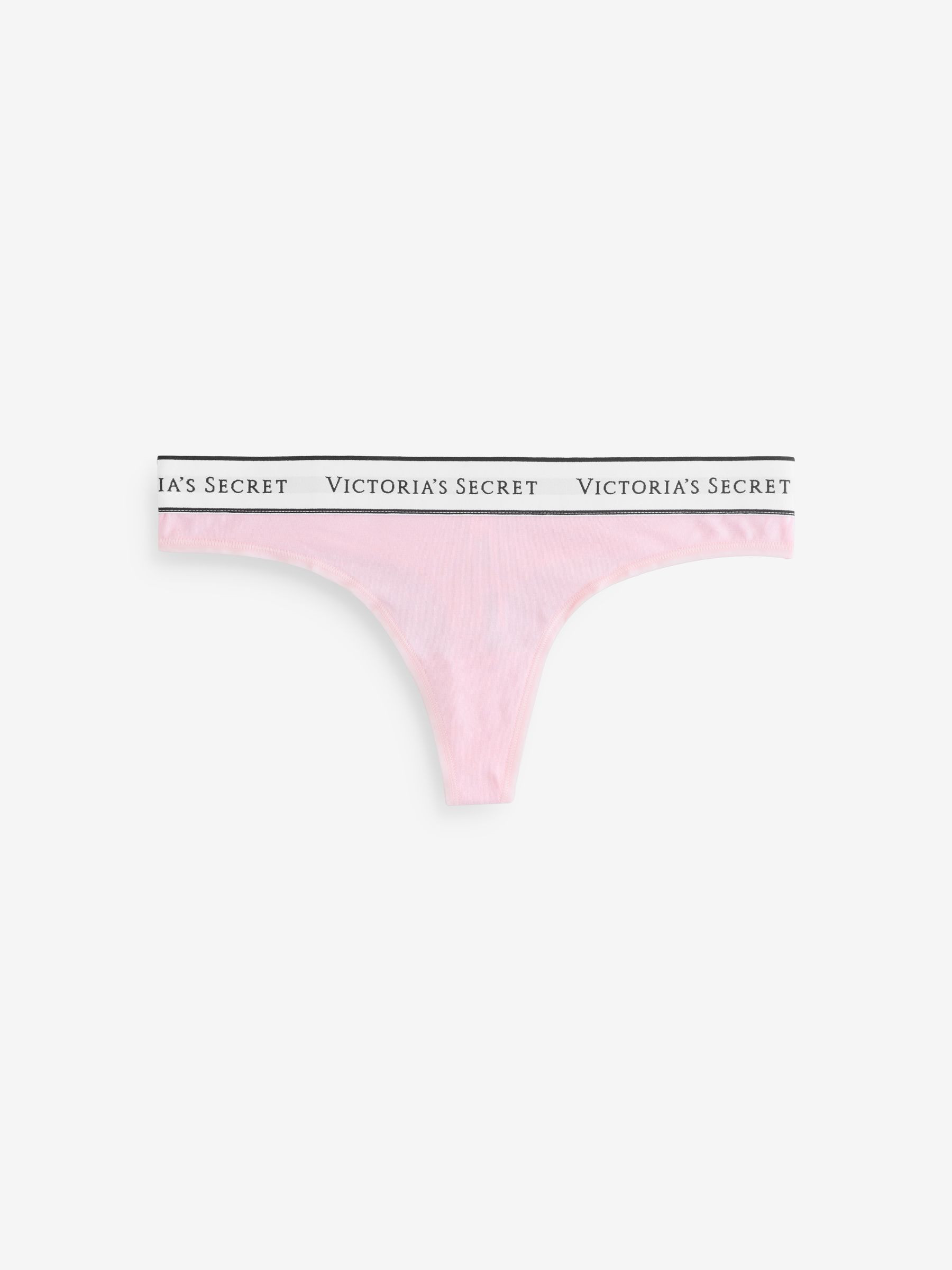 Black/Pink/Nude Thong Logo 4 Pack Knickers | Victoria's Secret UK