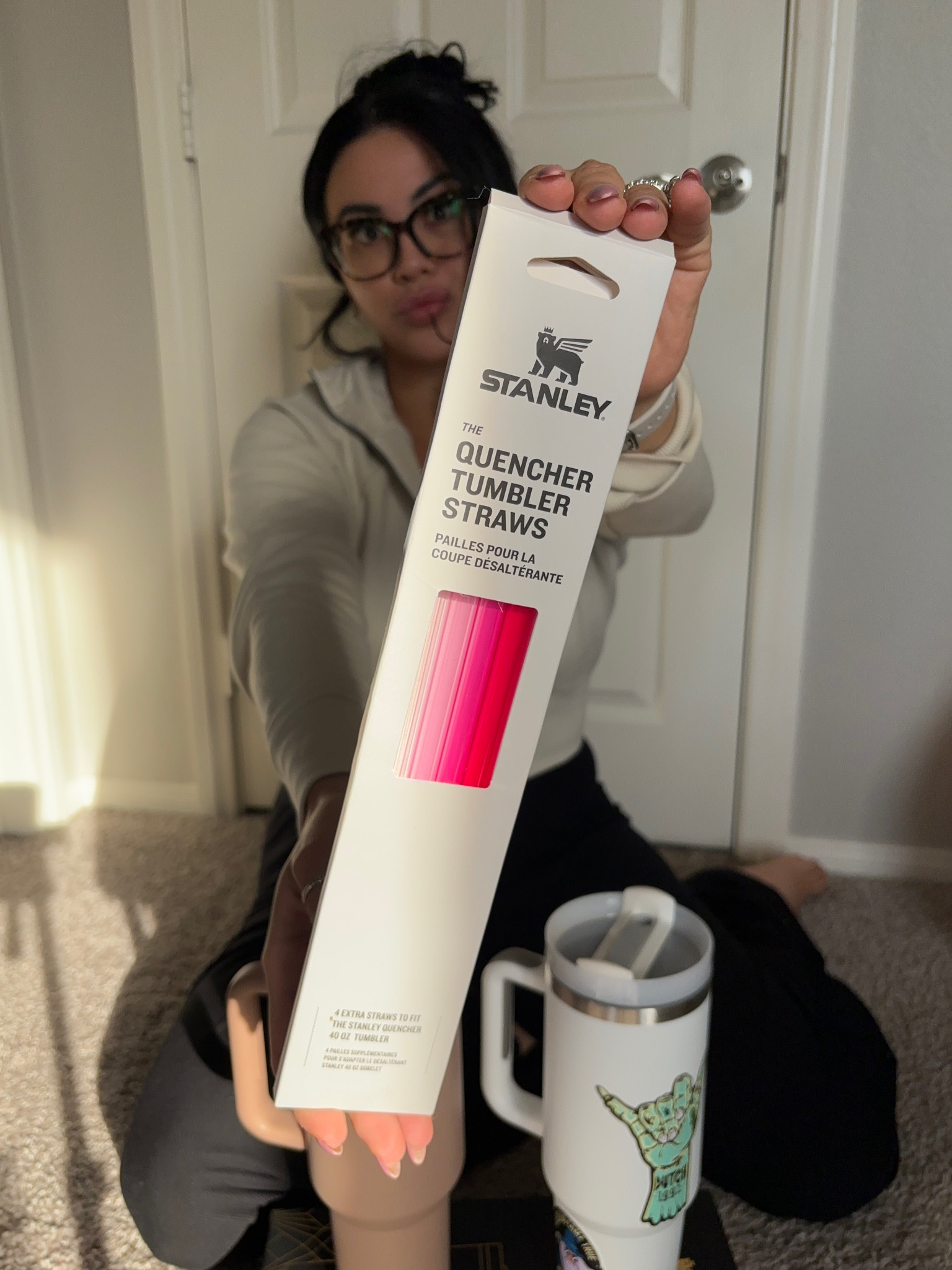 Stanley hashtags 

Stanley quencher tumbler straws ! Also works non Stanley products!

#stanley
#giftformom
#giftforsister 
#giftforbestie
#trendygift
#viralgift
#ltkholiday
#ltkcyberweek
#pinkstanley
#almondrose

#LTKCyberWeek #LTKHoliday #LTKGiftGuide
