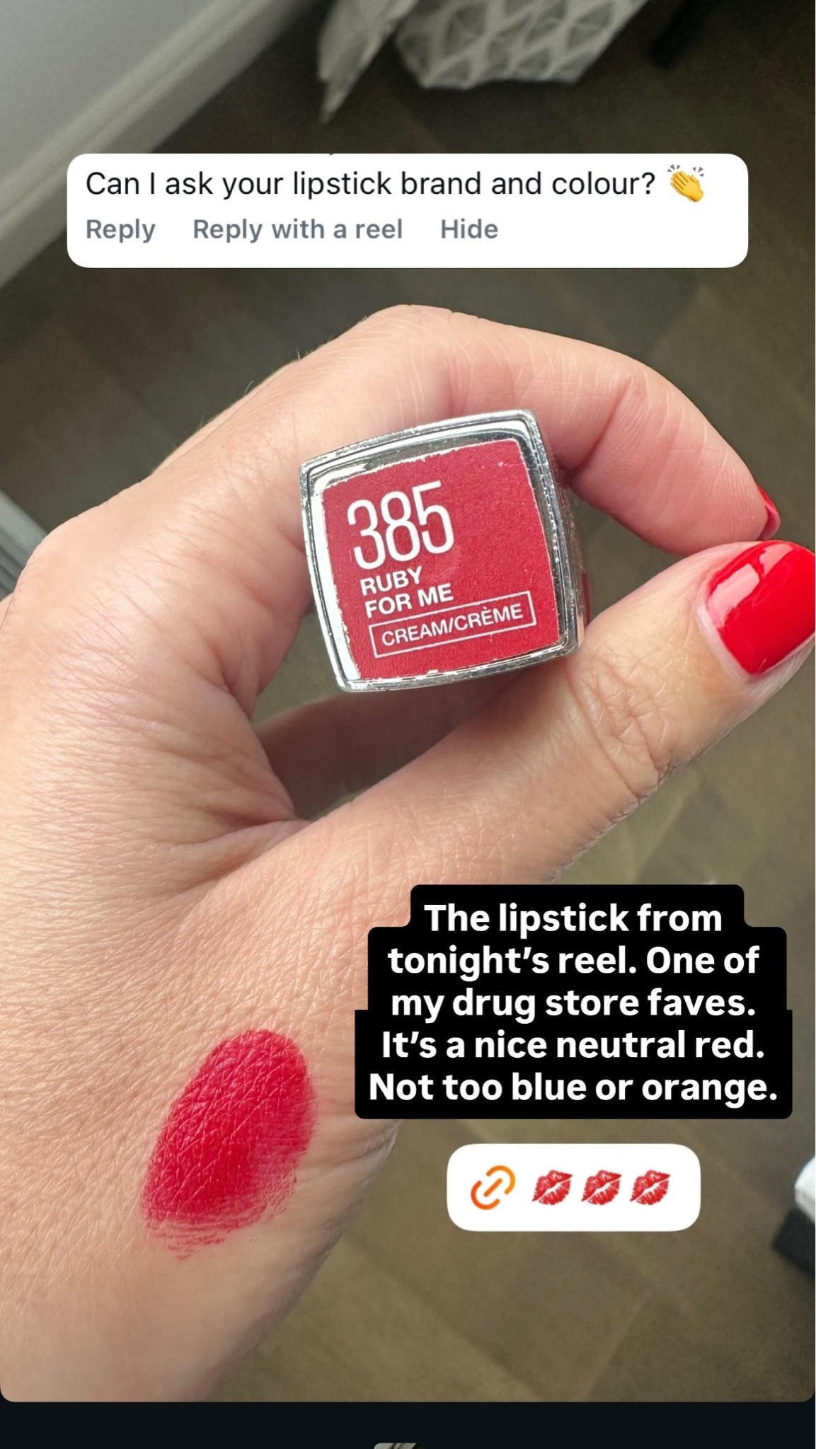 Maybelline “Ruby For Me”