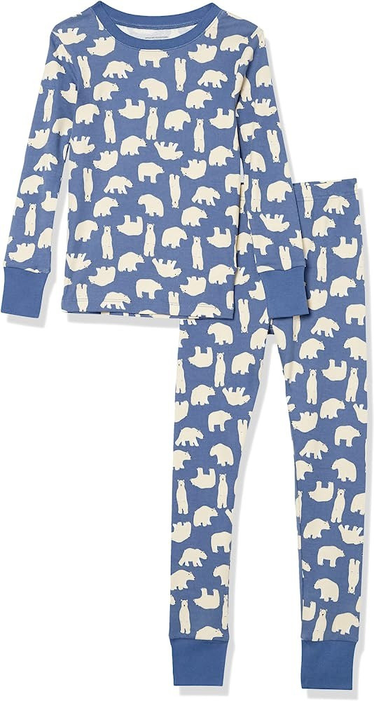 Amazon Essentials Unisex Babies, Toddlers and Kids' Snug-Fit Cotton Pajama Sleepwear Sets | Amazon (US)