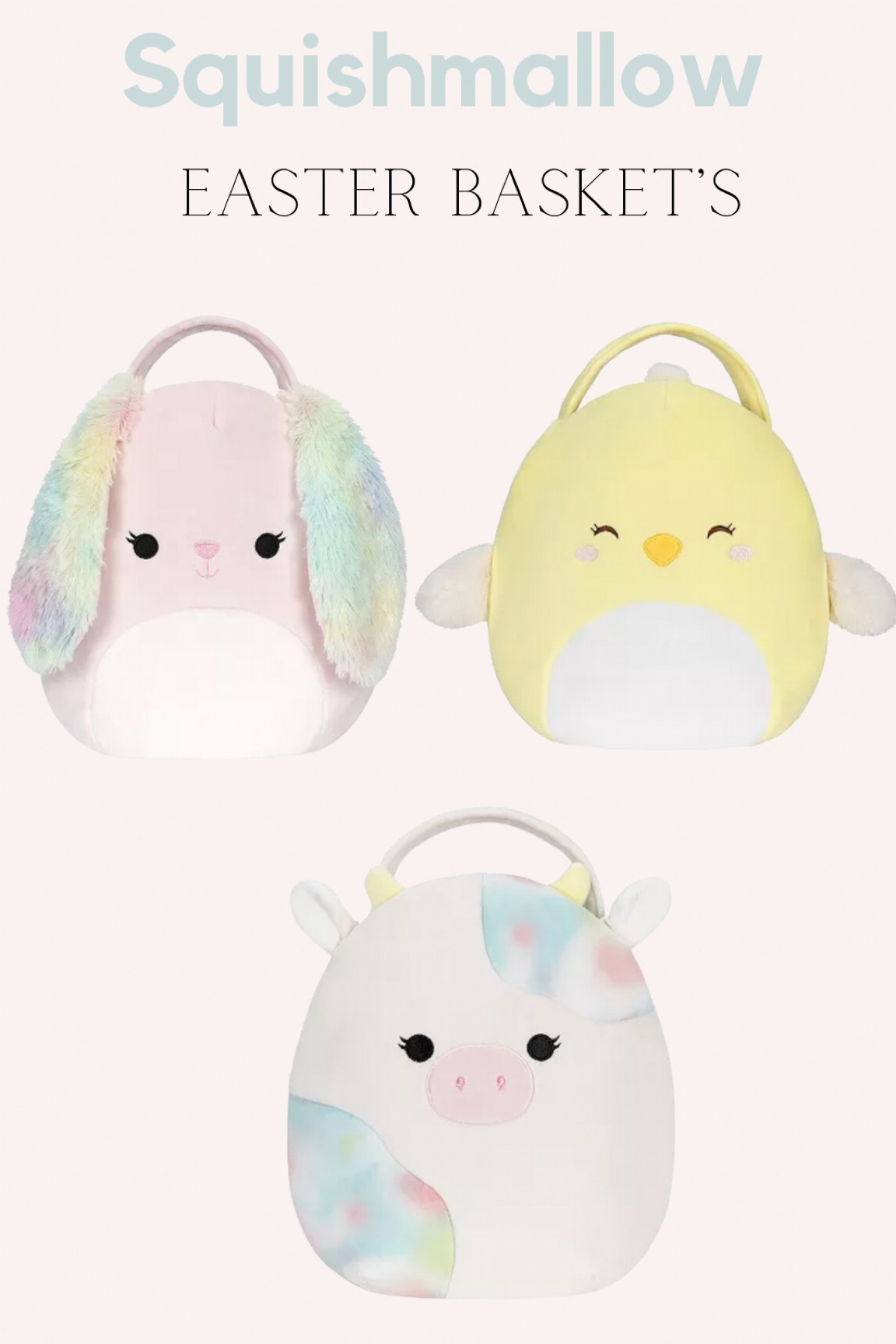 Squishmallow Easter baskets! These are too cute 🐰🐥