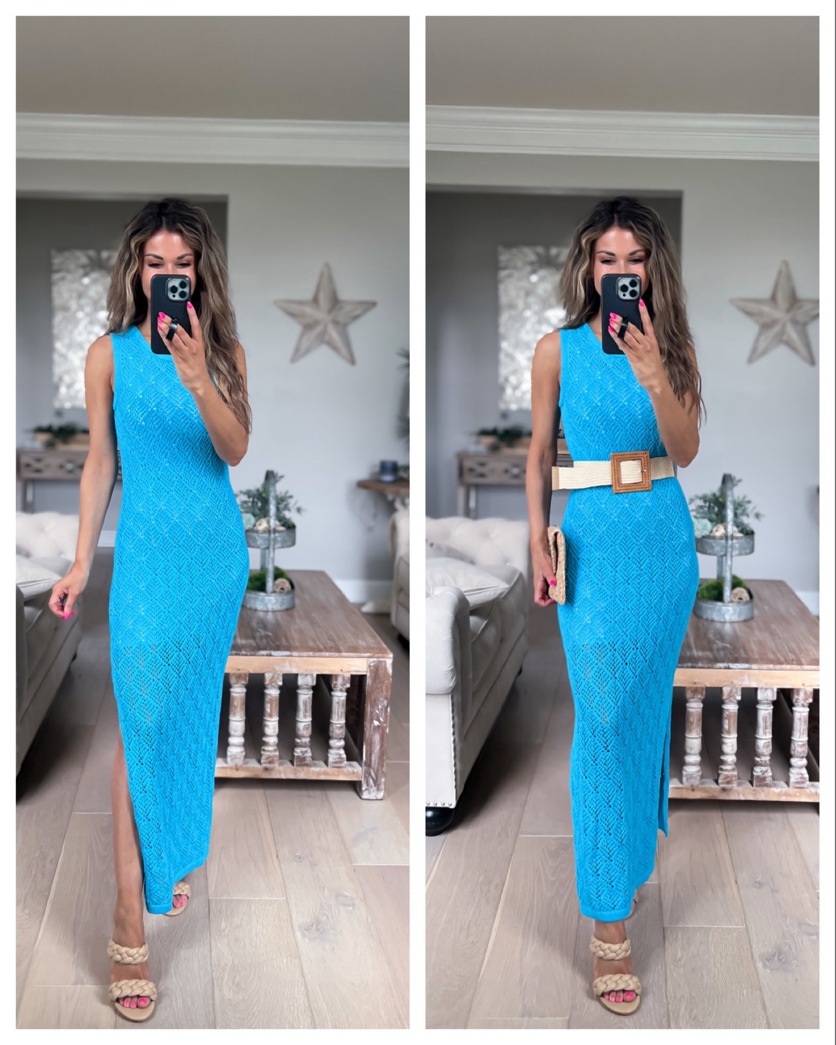 Maxi dress//size xxs//5’1//heels//size up if between or wider foot//

#LTKunder100 #LTKFind #LTKunder50