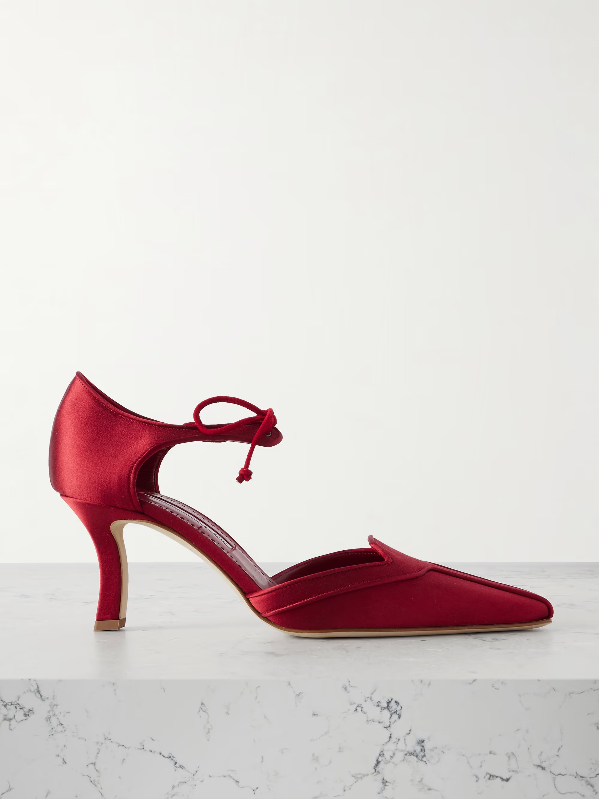 Orata 70 satin pumps | NET-A-PORTER (US)