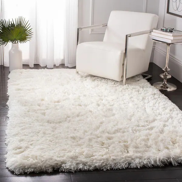 SAFAVIEH Handmade Arctic Shag Guenevere 3-inch Extra Thick Rug | Bed Bath & Beyond