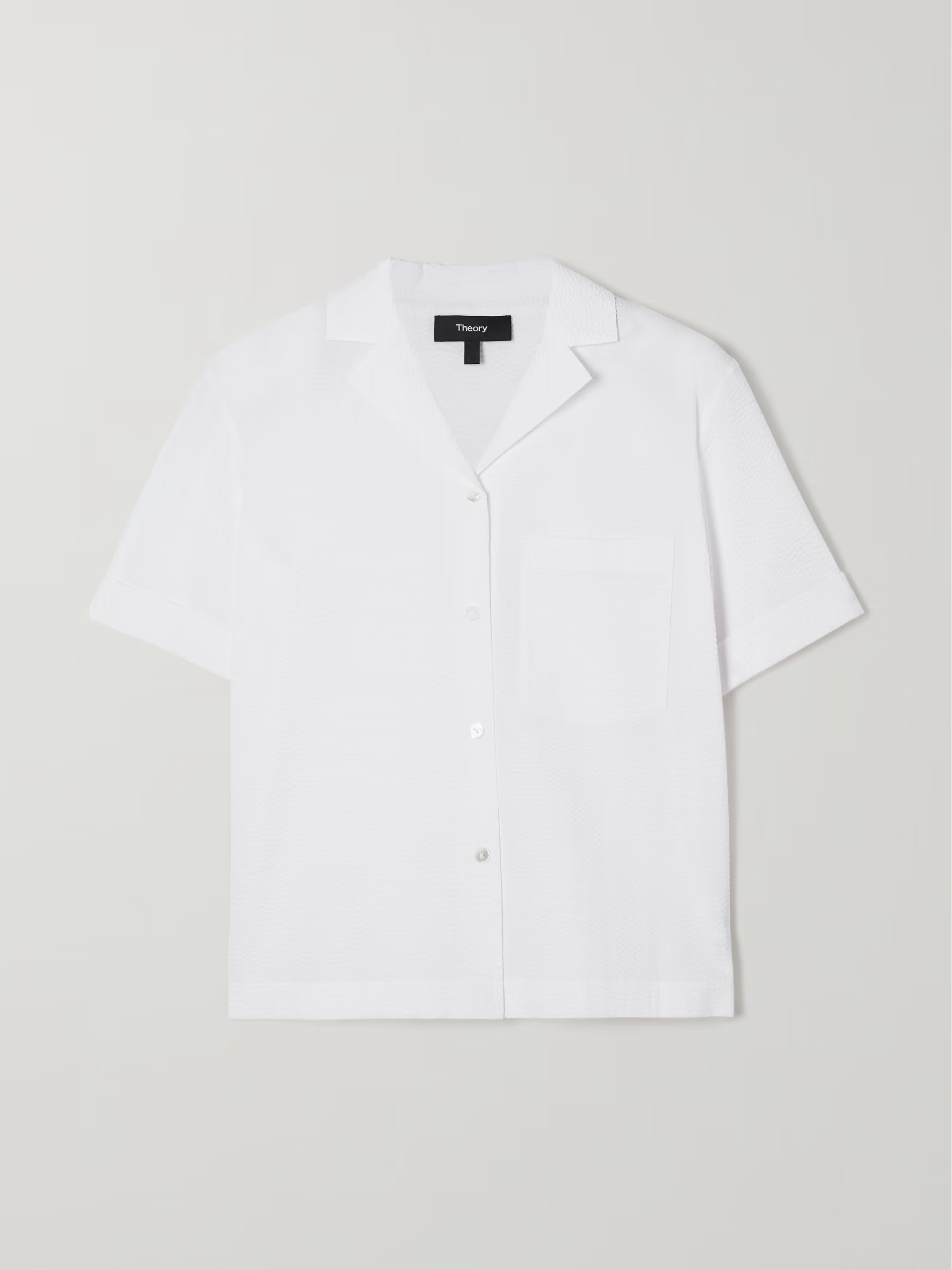 Cotton-blend cloqué shirt | NET-A-PORTER (UK & EU)