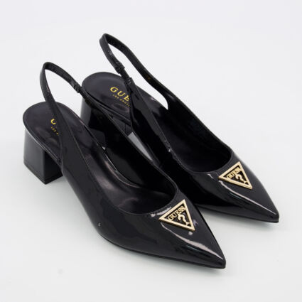 Black Emblem Logo Heels | TK Maxx
