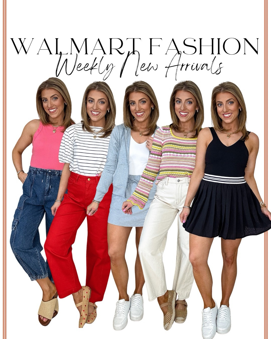 😍✨ Walmart fashion weekly new arrivals are SO good this week! ✨
Sharing my latest Walmart new arrivals haul and I’m honestly impressed by how cute, wearable, and affordable everything is. From easy everyday tops and comfy matching sets to flattering denim, casual dresses, and spring-ready layers — these are the kind of pieces you’ll reach for on repeat.

I love that Walmart fashion keeps delivering on style + comfort + price, with so many pieces that work for real life: school drop-off, errands, travel days, casual weekends, and everything in between. These new arrivals are perfect to wear now and transition right into spring.

All of these Walmart finds are budget-friendly, super versatile, and easy to mix and match for endless outfits. I’ve linked every look so you can shop them quickly and easily 🤍

🛍️ Tap to shop this week’s Walmart new arrivals!

#walmartfashion #walmartnewarrivals #walmarthaul #affordablefashion #budgetfriendlyfashion #springfashion #everydayoutfits #casualstyle #momstyle #walmartstyle #springoutfits #walmartfinds #fashionhaul #weeklyfinds #styleinspo