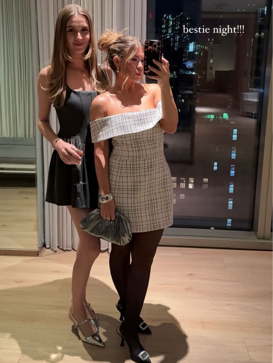 bestie night 🖤✨

#LTKStyleTip #LTKSeasonal #LTKFindsUnder100