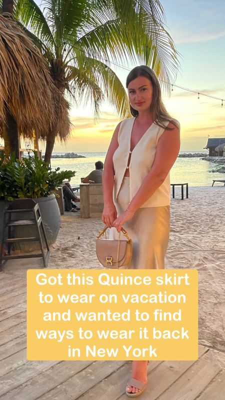 5 ways to wear the Quince silk skirt - from vacation to office to play date! 


#LTKfindsunder100 #LTKbaby #LTKVideo