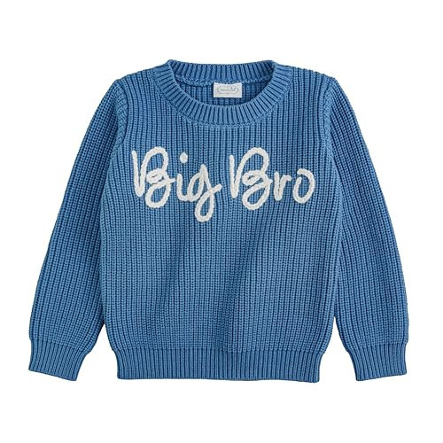 Mud Pie Kids Blue Big Bro Sweater | Amazon (US)