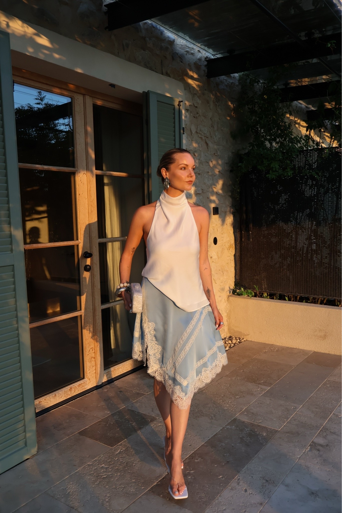 Golden hour glam 🩵✨ 

.
.
.
holiday outfit, holiday evening outfit, holiday outfit ideas, italy,

#LTKsummer #LTKtravel #LTKpetite