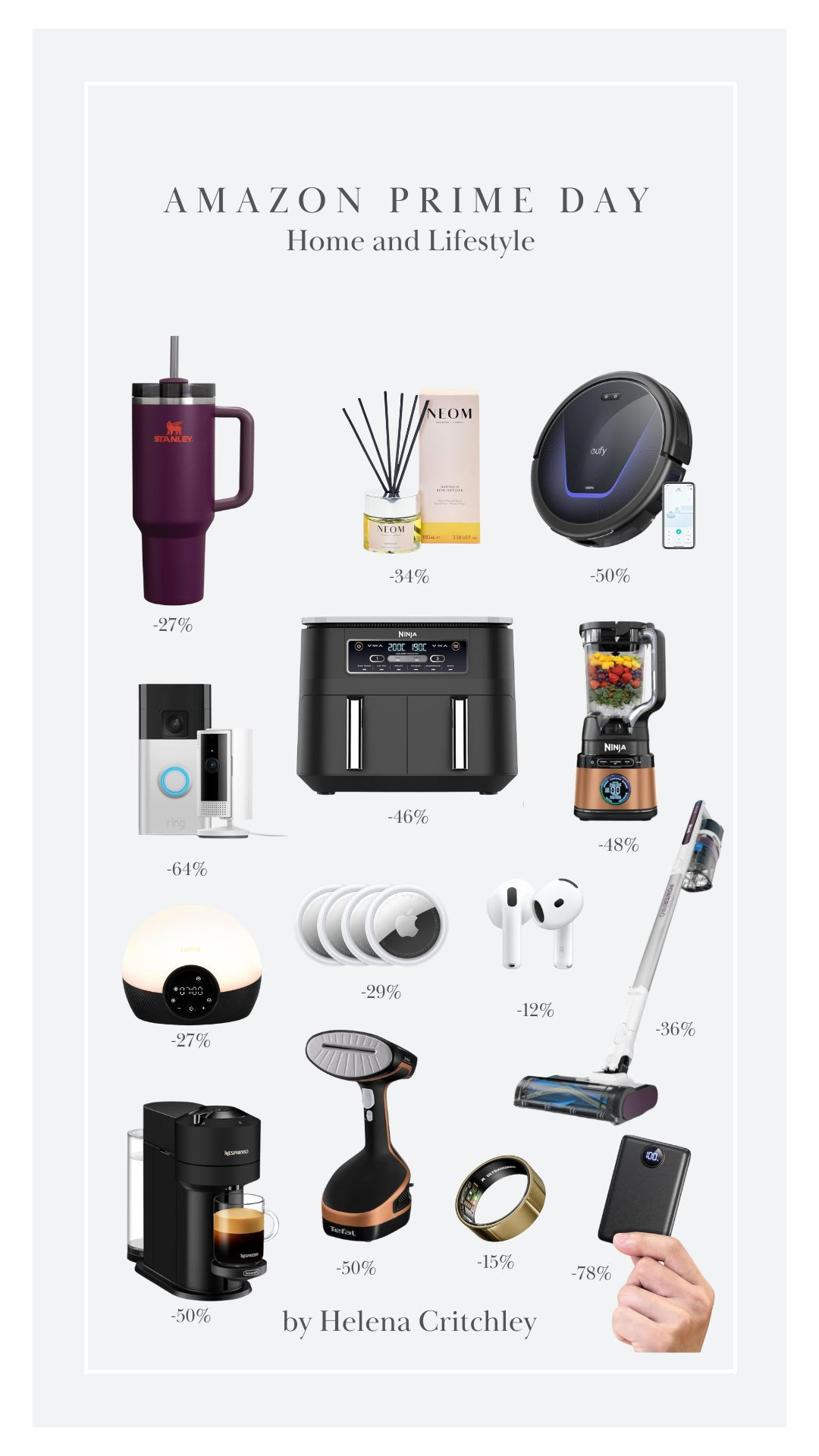 Amazon Prime Day Deals - Home and Lifestyle Faves 🏠

Amazon Prime Day, Homeware, Kitchen Essentials , Coffee Machine, Apple AirPods, Apple AirTag, Vacuum Cleaner, Stanley Cup 
 

#LTKxAmazon #LTKeurope #LTKuk