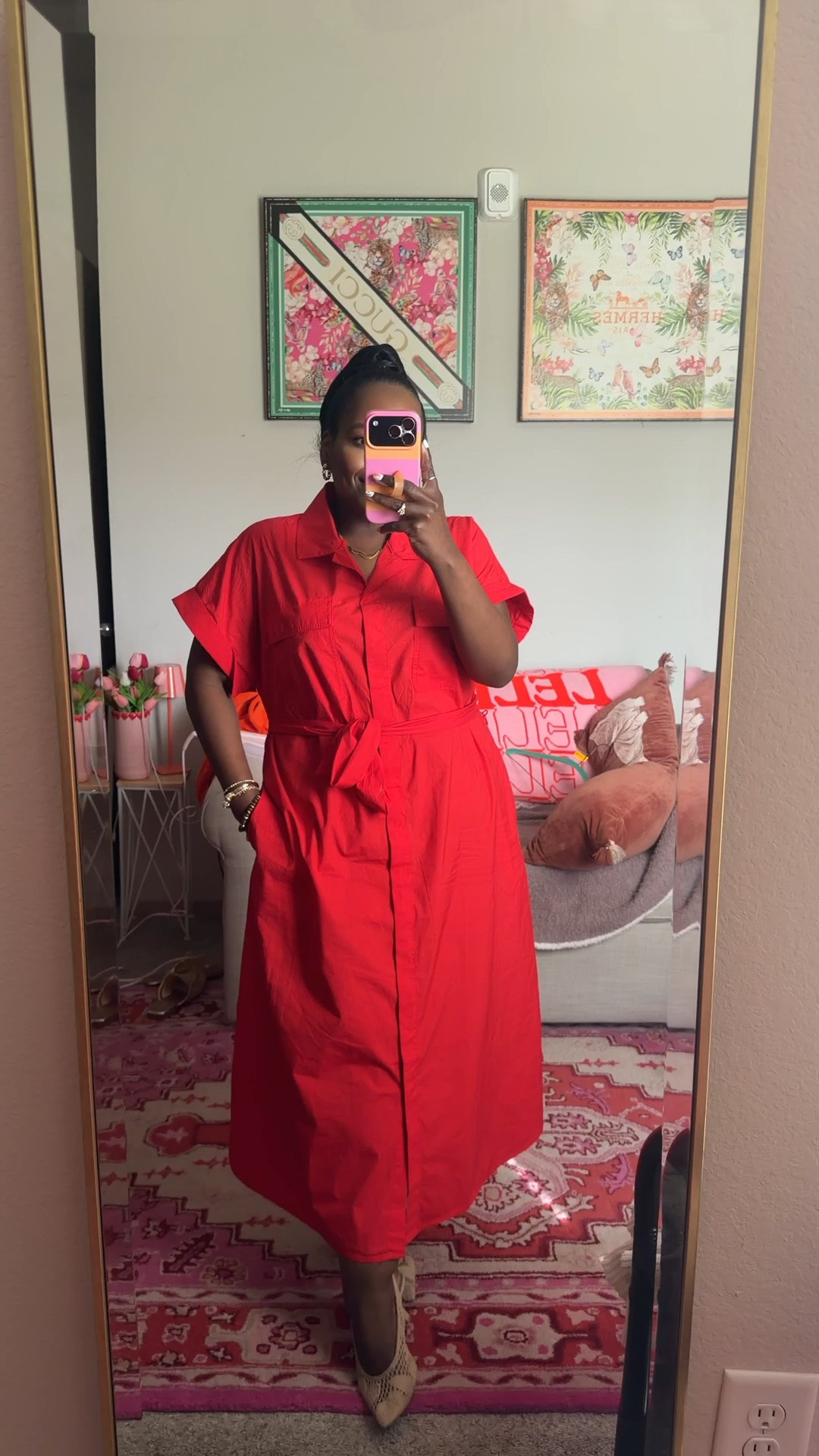 The perfect red shirtdress from Banana Republic!

#LTKgrwm #LTKootd #LTKSaleAlert