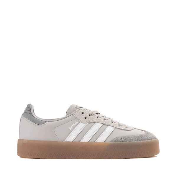 Womens adidas Sambae Athletic Shoe - Grey / White / Grey | Journeys