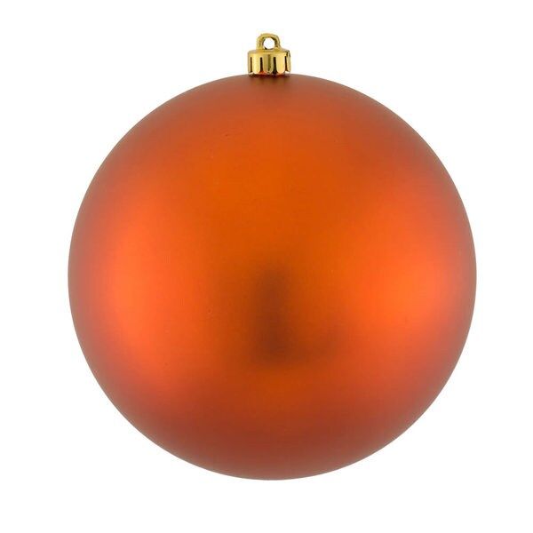 Copper Matte 6-inch Ball Ornament (Pack of 4) | Bed Bath & Beyond