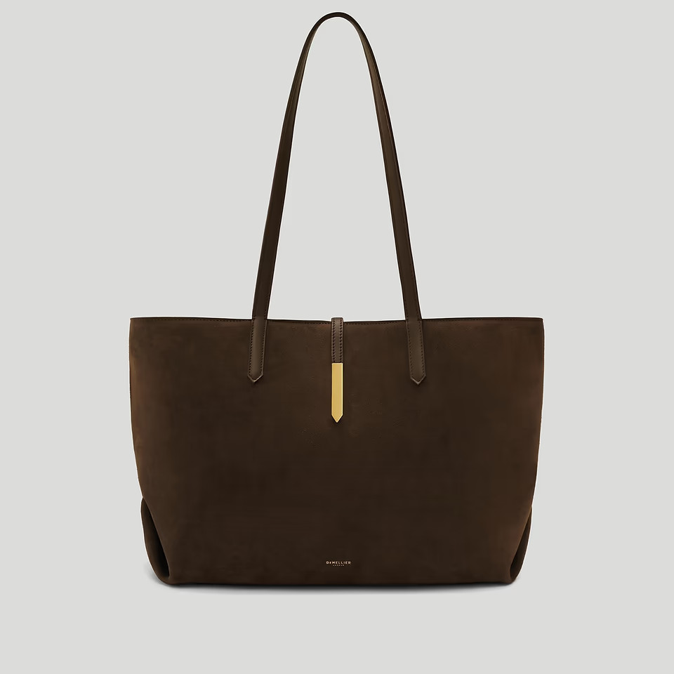 The Tokyo Tote | Mocha Suede & Mocha Suede | DeMellier | DeMellier