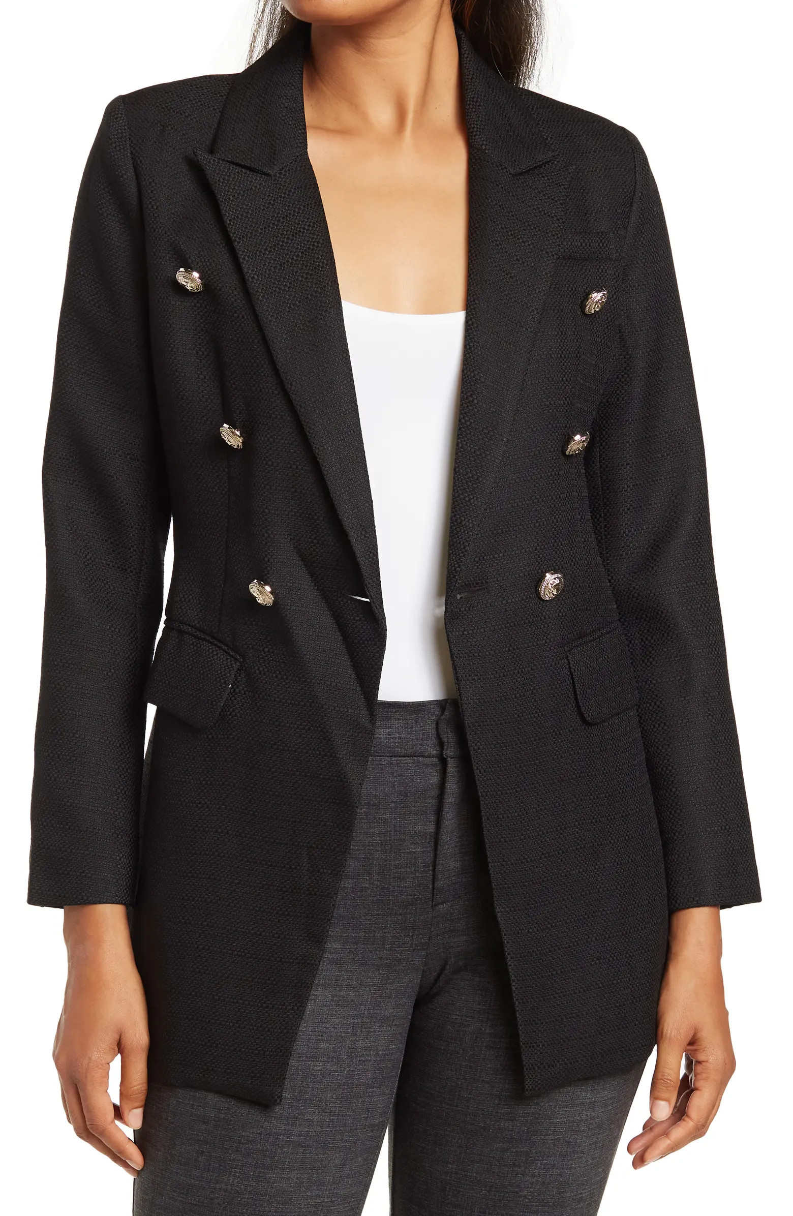 BELLE AND BLOOM Polly Peak Lapel Double Breasted Blazer | Nordstromrack | Nordstrom Rack