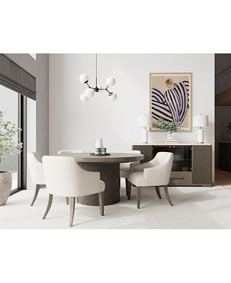 Frandlyn 6pc Dining Set (Round Dining Table + 5 Host Chairs) - Macy's | Macy's