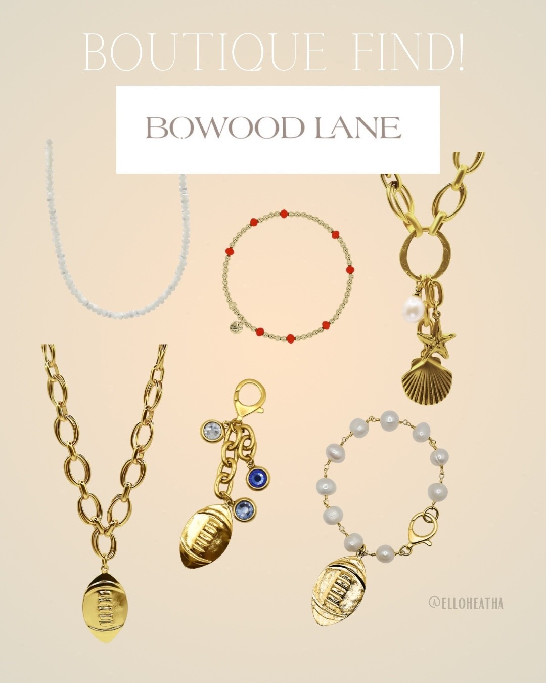 Adorable boutique jewelry line I stumbled upon today! 🤩 I LOVE their football 🏈charms! A must for football moms! 

#LTKFindsUnder100 #LTKStyleTip #LTKU