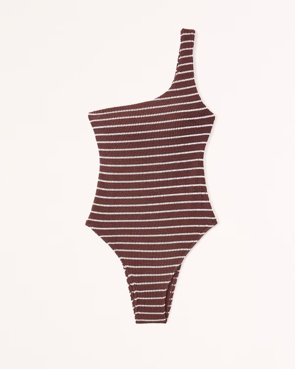 90s One-Shoulder One-Piece Swimsuit | Abercrombie & Fitch (US)