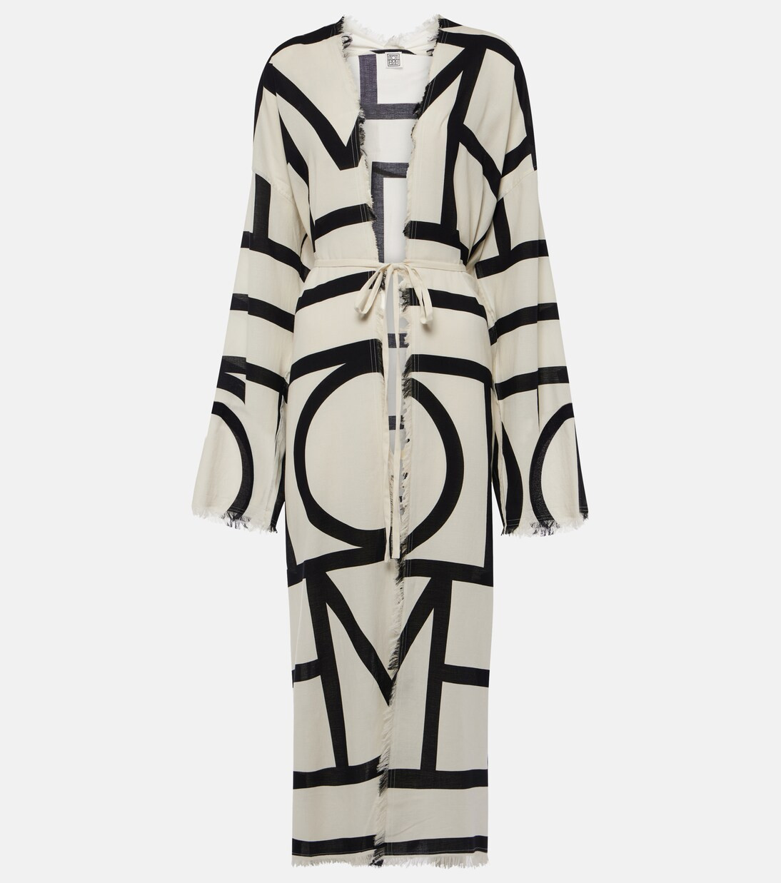 Monogram cotton wrap dress | Mytheresa (US/CA)