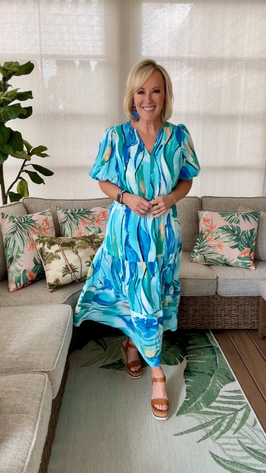 Here’s one of my favorite Amazon dresses in a different colorway! I love this blue pattern for spring and summer, especially since they match my go-to lightweight earrings perfectly. Shop this look for all of your upcoming spring plans! 

#LTKPetite #LTKSaleAlert #LTKootd
