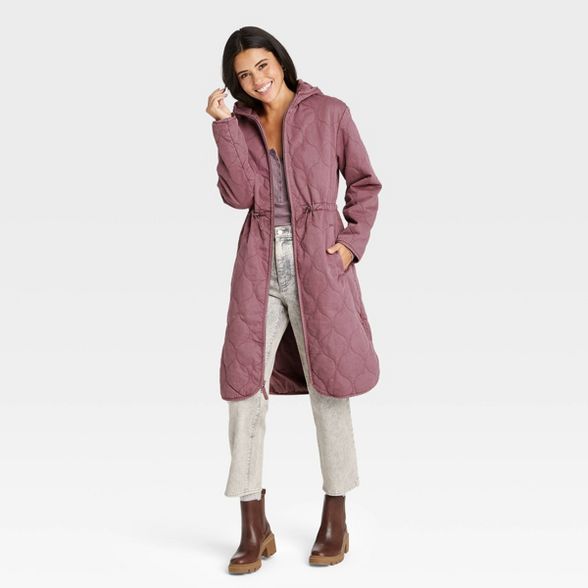 Women's Long Quilted Jacket - Universal Thread™ | Target