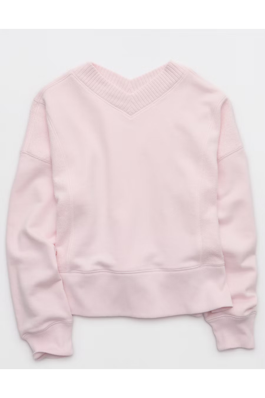 Aerie AprÃ¨s-Chill Sweatshirt Women's Pink Petal XXS | Aerie