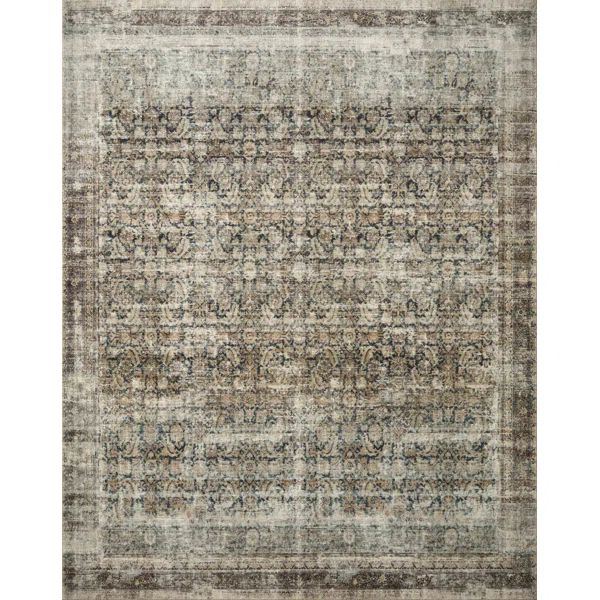 Amber Lewis x Loloi Morgan Navy / Sand Area Rug feat. CloudPile | Wayfair North America