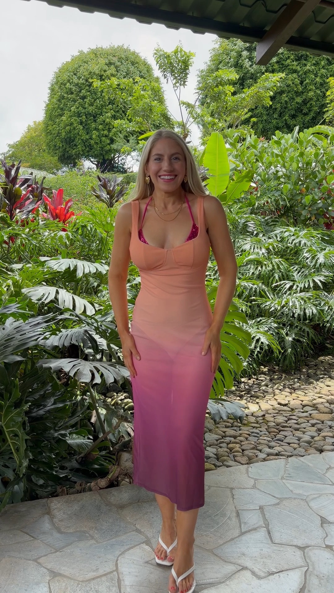 Stunning pool party dress or summer vacation look with ombré and sheer skirt, super sexy and under $25! Love it for the beach!

#LTKSwim #LTKTravel #LTKPetite