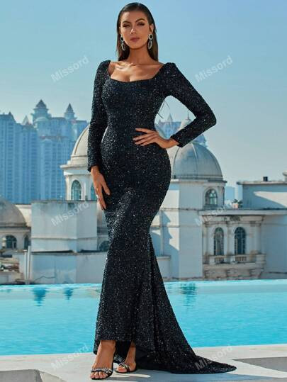Missord Sequin Mermaid Hem Formal Dress SKU: sz2303096065106513









(100+ Reviews)£40.01


... | SHEIN
