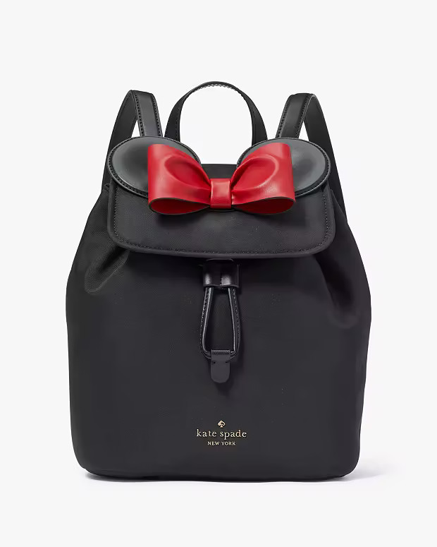 Disney X Kate Spade New York Minnie 3d Flap Backpack | Kate Spade Outlet