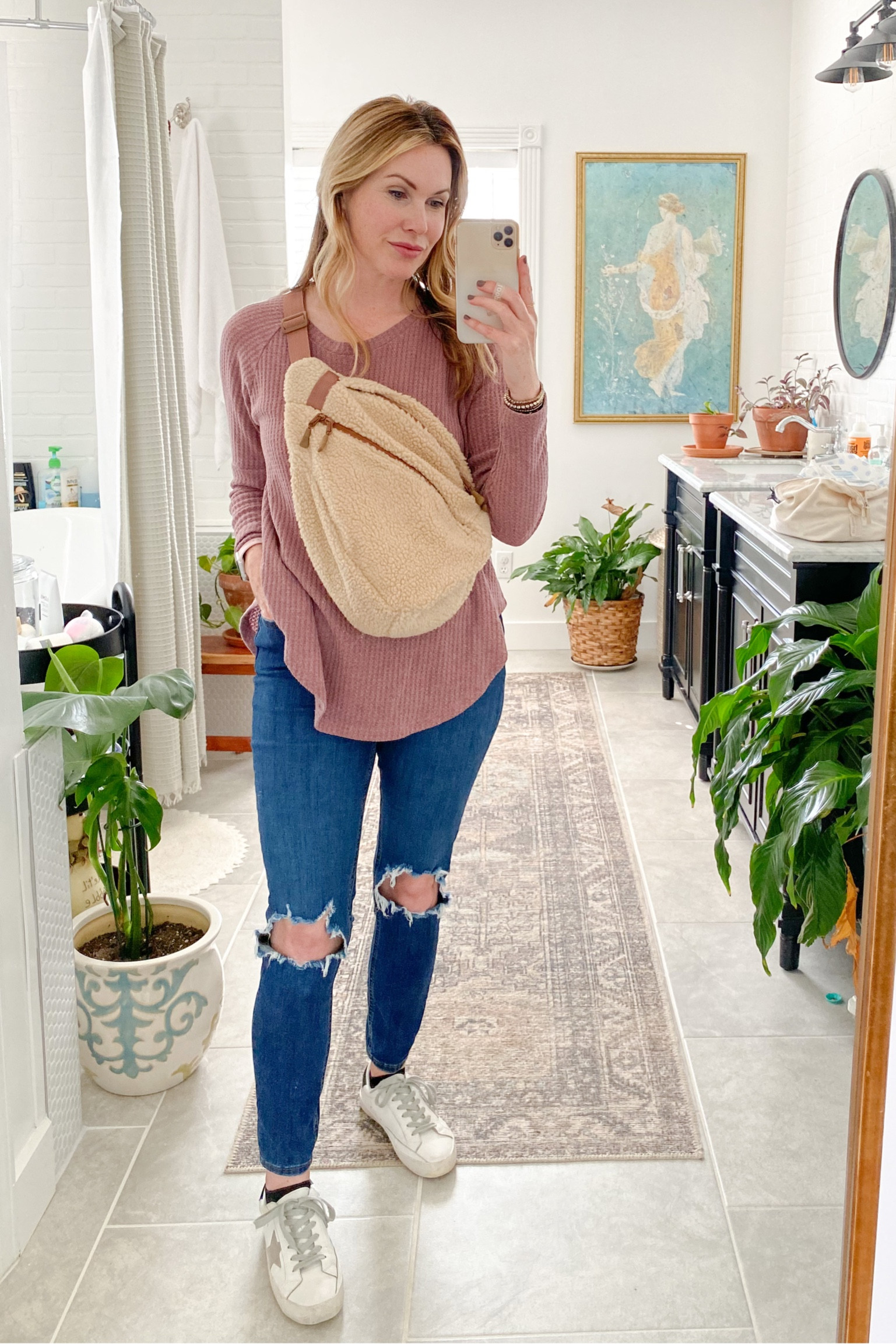 Cutest belt bag, Sherpa from Walmart, under $20
Golden goose look alike, free people jeans, macys, Shein 

#LTKshoecrush #LTKunder50 #LTKitbag