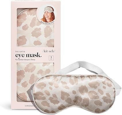 Kitsch Satin Sleep Mask - Eye Mask for Sleeping | Softer Than Silk Eye Sleeping Mask | Satin Blin... | Amazon (CA)