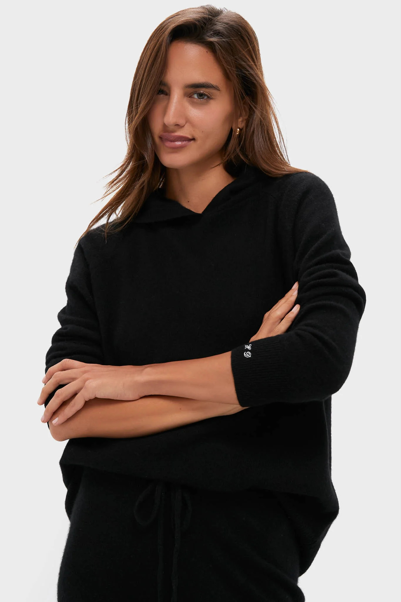 Black Cashmere Jane Hoodie | Tuckernuck (US)